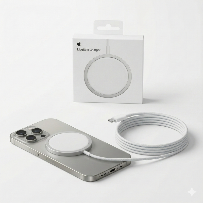 Wireless Charger for iPhone – MagSafe / Qi Compatible | Fast & Safe Charging Pad